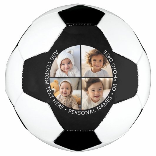 4 Fotomaterial mit kurvigem, benutzerdefiniertem T Fußball (Vorderseite)