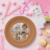 4 Fotomaterial mit kurvigem, benutzerdefiniertem T Pappteller (Party)