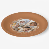 4 Fotomaterial mit kurvigem, benutzerdefiniertem T Pappteller (Schrägansicht)