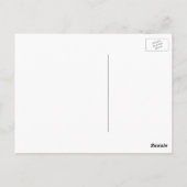 4 Fotomaterial mit kurvigem, benutzerdefiniertem T Postkarte (Rückseite)