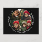 4 Fotomaterial mit kurvigem, benutzerdefiniertem T Postkarte (Vorderseite)