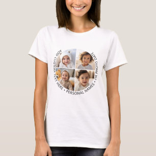 4 Fotomaterial mit kurvigem, benutzerdefiniertem T T-Shirt