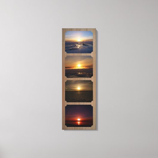 4 Fotos 12 Zoll x 36 Zoll Kanvas Leinwanddruck (Vorderseite)