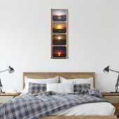 4 Fotos 12 Zoll x 36 Zoll Kanvas Leinwanddruck (Insitu (Schlafzimmer))