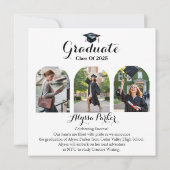 4 Fotos Ankündigung des Abschlusses (Rückseite)