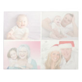 4 Fotos Auto Pic in Light Tone Background umwandel Notizblock (Vorderseite)