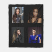 4 FOTOS FLEECEDECKE (Vorderseite)