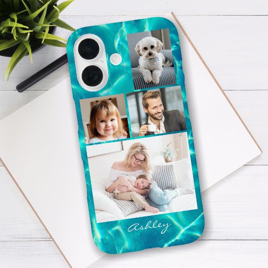 4 Fotos für Familie oder Freunde, Skriptname für W Case-Mate iPhone Hülle
