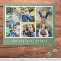 4 Fotos Galerie Collage Personalisiert Familie