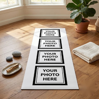 4 Fotos hochladen - Bild anpassen Yogamatte