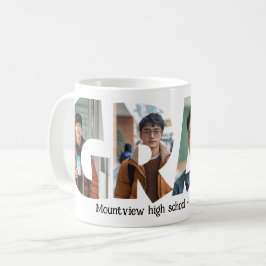 4 Fotos sammeln GRAD-benutzerdefinierte Fotos Kaffeetasse