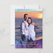 4 Fotos Vertikal - 3x5 Bilder Save the Date (Rückseite)