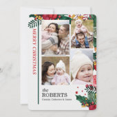 4 Fotos Weihnachten und Berries (Vorderseite)