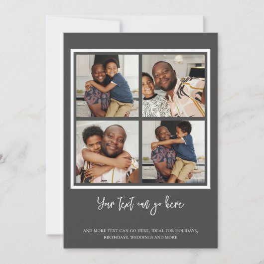 4 Fotovorlage Karte (Vorderseite)