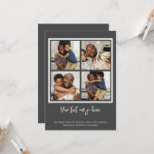 4 Fotovorlage Karte (Vorderseite/Rückseite Beispiel)