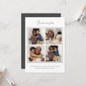 4 Fotovorlage Karte (Vorderseite/Rückseite Beispiel)