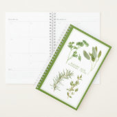 4 FRISCHE HERBS 5.5x8.5 Plane / grün Planer (Anzeige)
