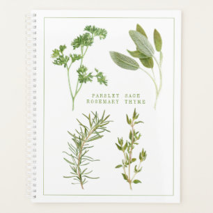 4 FRISCHE HERBS 8.5x11 Planer / Kalender