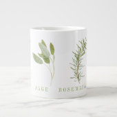 4 FRISCHE HERBS Große Tasse (Vorderseite)