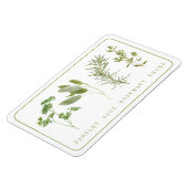 4 FRISCHES HERBS 4x6 Flexibles Magnet (Linke Seite)