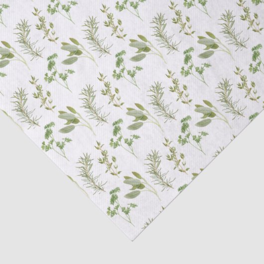 4 FRISCHES HERBS Tissue Paper Seidenpapier (Detail)