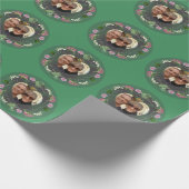 4. Frucht & Blütenjubiläum +Foto Geschenkpapier (Ecke)