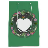 4. Frucht & Blütenjubiläum + Foto Geschenktasche Mittlere Geschenktüte (Rückseite)