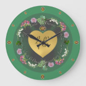 4. Frucht und BlumenzwiebelnJubiläum+Foto Große Wanduhr (Vorderseite)