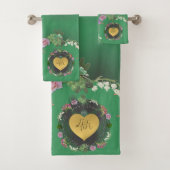 4. Frucht und Blütengrün Badhandtuch Set (Insitu)