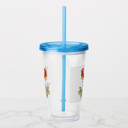 4 Funny Birds Thunder_Cove Acryltrinkbecher (Rechts)