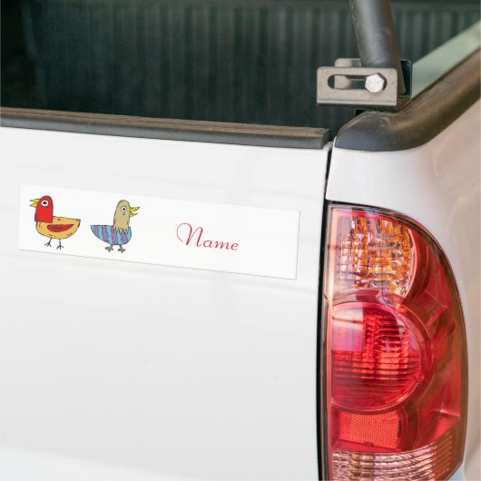 4 Funny Birds Thunder_Cove Autoaufkleber (Auf Lkw)