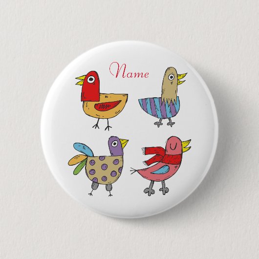 4 Funny Birds Thunder_Cove Button (Vorderseite)