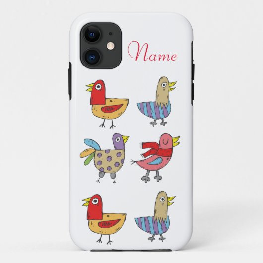 4 Funny Birds Thunder_Cove Case-Mate iPhone Hülle (Rückseite)