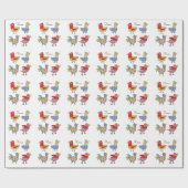 4 Funny Birds Thunder_Cove Geschenkpapier (Flach)