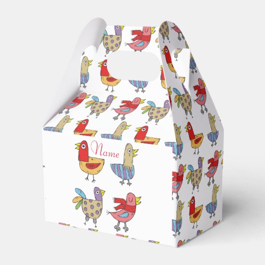 4 Funny Birds Thunder_Cove Geschenkschachtel (Vorderseite)