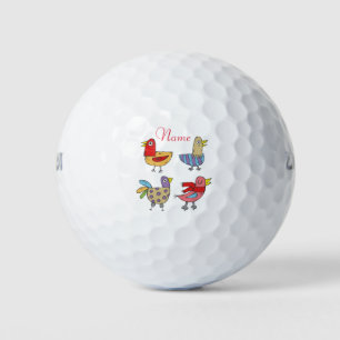 4 Funny Birds Thunder_Cove Golfball