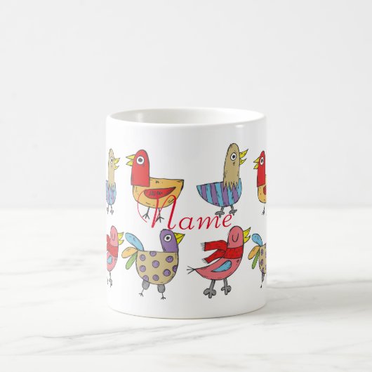 4 Funny Birds Thunder_Cove Kaffeetasse (Mittel)