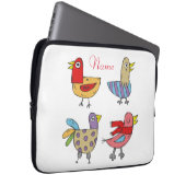 4 Funny Birds Thunder_Cove Laptopschutzhülle (Vorne Rechts)