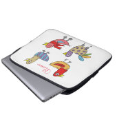4 Funny Birds Thunder_Cove Laptopschutzhülle (Vorne Knopf)