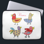 4 Funny Birds Thunder_Cove Laptopschutzhülle<br><div class="desc">4 Funny Unique Birds,  ihre eigene Sache gemeinsam zu tun,  mit Ihrem eigenen Gruß,  Namen,  Nachricht etc. anpassen</div>