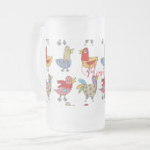 4 Funny Birds Thunder_Cove Mattglas Bierglas (Vorderseite Links)