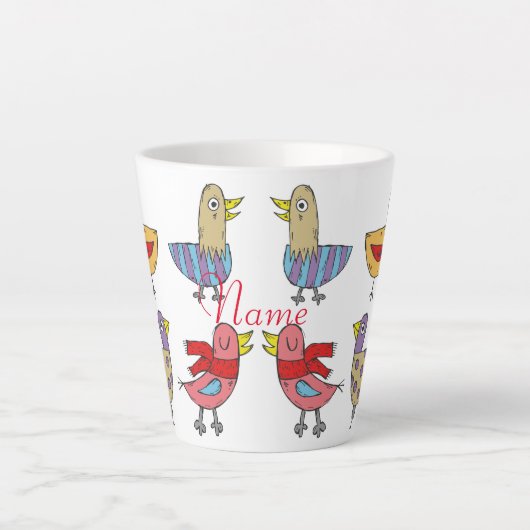 4 Funny Birds Thunder_Cove Milchtasse (Vorderseite)