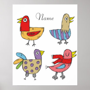 4 Funny Birds Thunder_Cove Poster