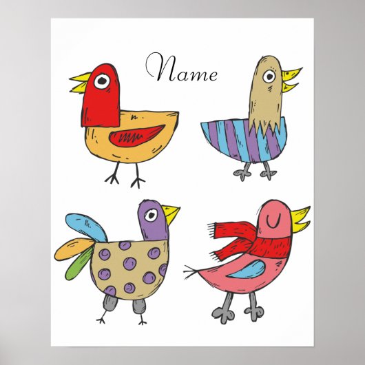 4 Funny Birds Thunder_Cove Poster (Vorne)