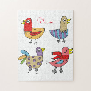 4 Funny Birds Thunder_Cove Puzzle