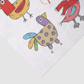 4 Funny Birds Thunder_Cove Seidenpapier (Ausschnitt)