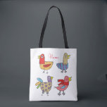 4 Funny Birds Thunder_Cove Tasche<br><div class="desc">4 Funny Unique Birds,  ihre eigene Sache gemeinsam zu tun,  mit Ihrem eigenen Gruß,  Namen,  Nachricht etc. anpassen</div>