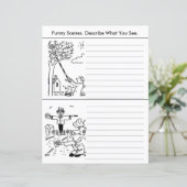 4 Funny Crossing Patrol Lollipop Men Cartoon (Stehend Vorderseite)