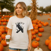4 Funny F-Caw-F Gothic Crow-T - Shirt zu Halloween