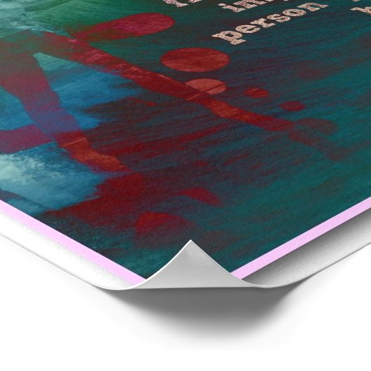 4 für Vertrauen! Poster (Ecke)